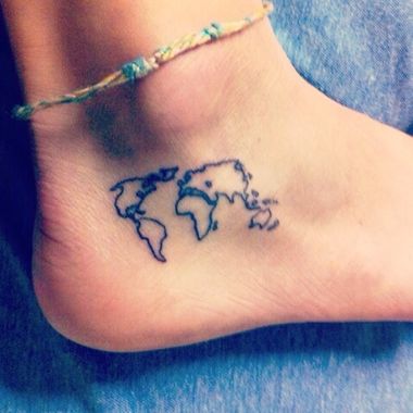 Map tattoo