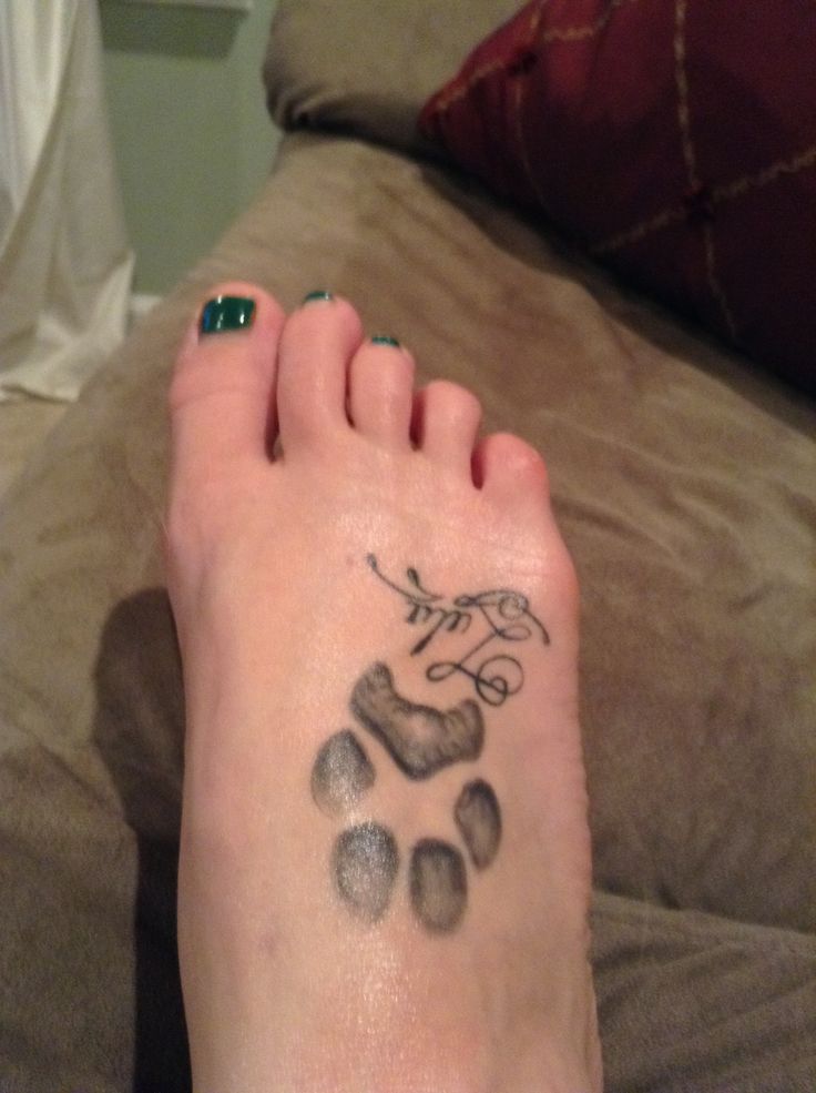 Foot tattoo