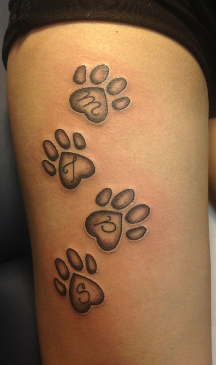 11 Funny Paw Tattoo Designs