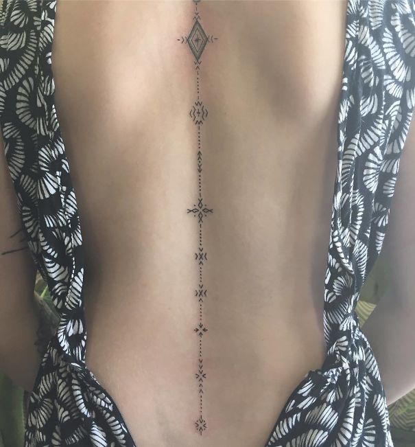 Best spine tattoo ideas for girls