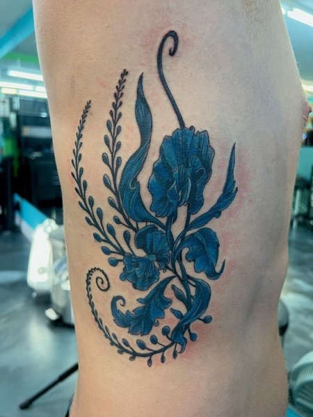 Flower Rib Tattoos