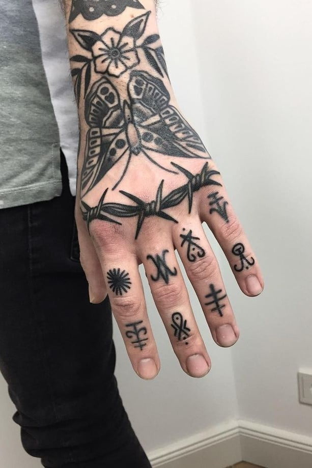 Finger tattoo ideas for men1