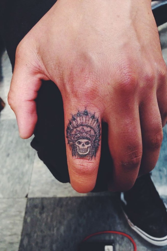 Finger tattoo ideas for men10