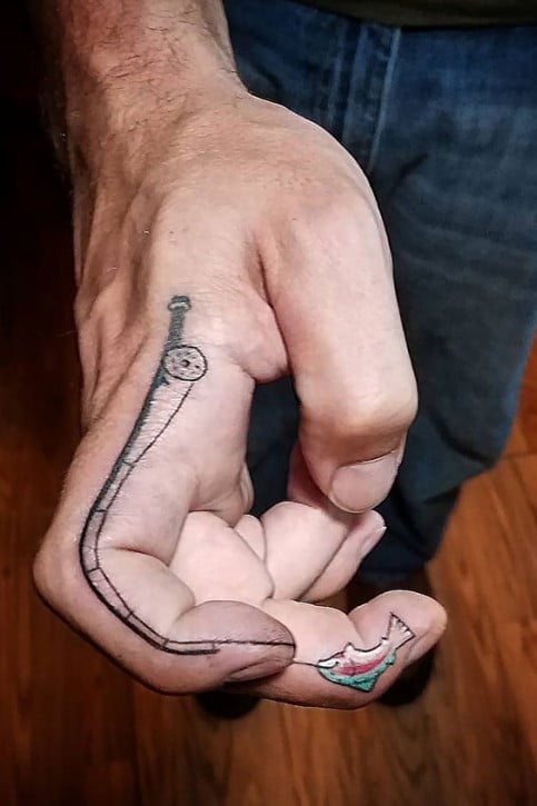 Finger tattoo ideas for men11
