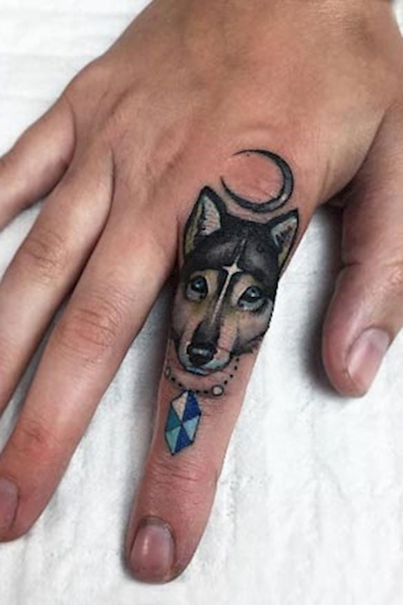 Finger tattoo ideas for men14