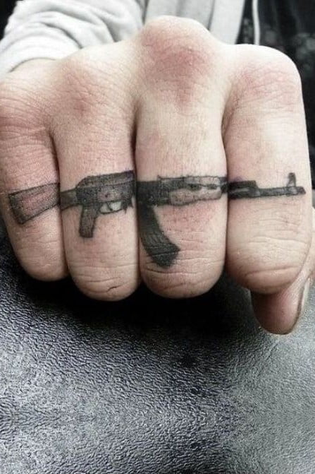 Finger tattoo ideas for men6