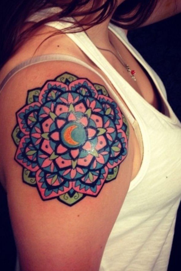 Color Mandala Tattoo 1