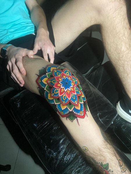 Colorful Mandala Tattoo