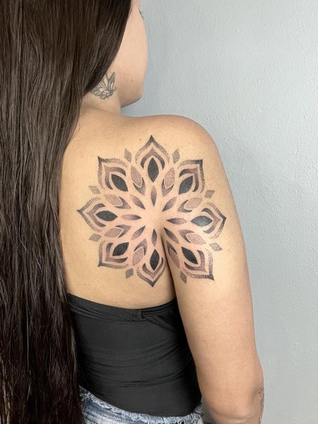 Feminine Mandala Tattoo