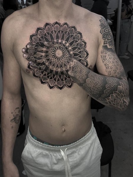 Geometric Mandala Tattoo