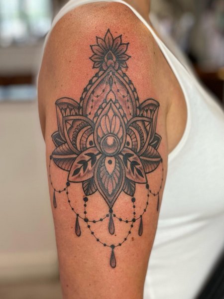 Lotus Flower Mandala Tattoo