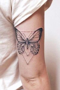 Mandala Butterfly Tattoo 1