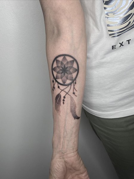 Mandala Dreamcatcher Tattoo