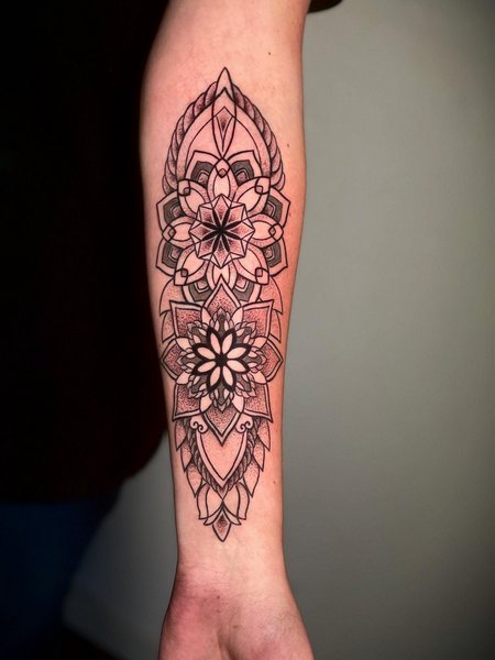 Mandala Forearm Tatto