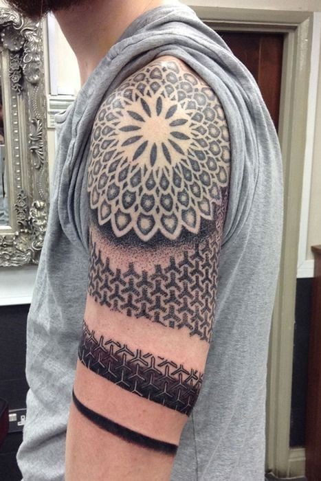 Mandala Half Sleeve Tattoo