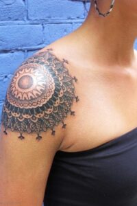 Mandala Shoulder Tattoo 1