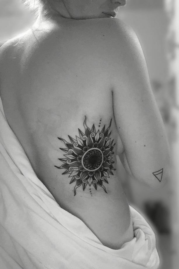 Mandala Sun Tattoo 1