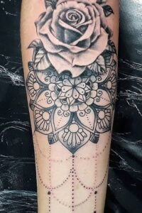 Rose Mandala Tattoo 1