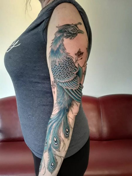 Sleeve Phoenix Tattoo