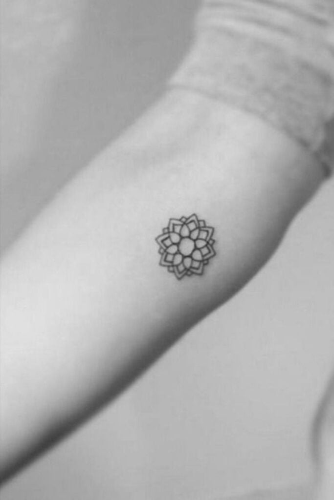 Small Mandala Tattoo 1