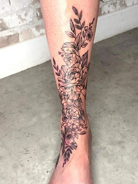 Ankle Foot Tattoos