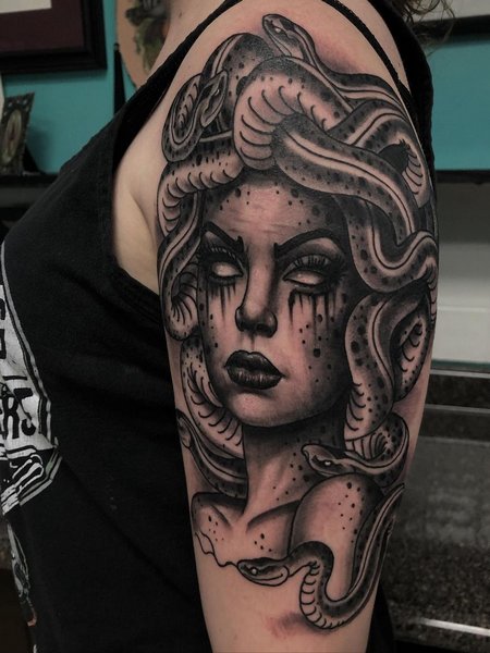 Badass Medusa Tattoo