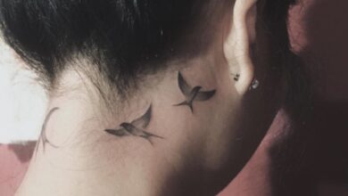 Behind The Ear Tattoos For Women