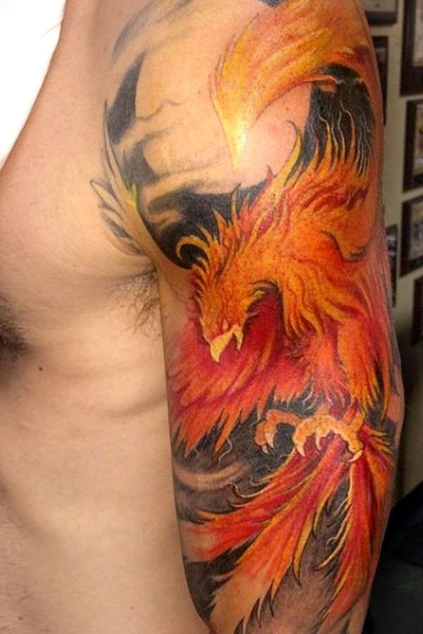 Phoenix Flame Tattoo