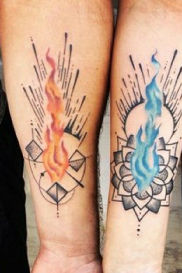 Twin Flame Tattoo