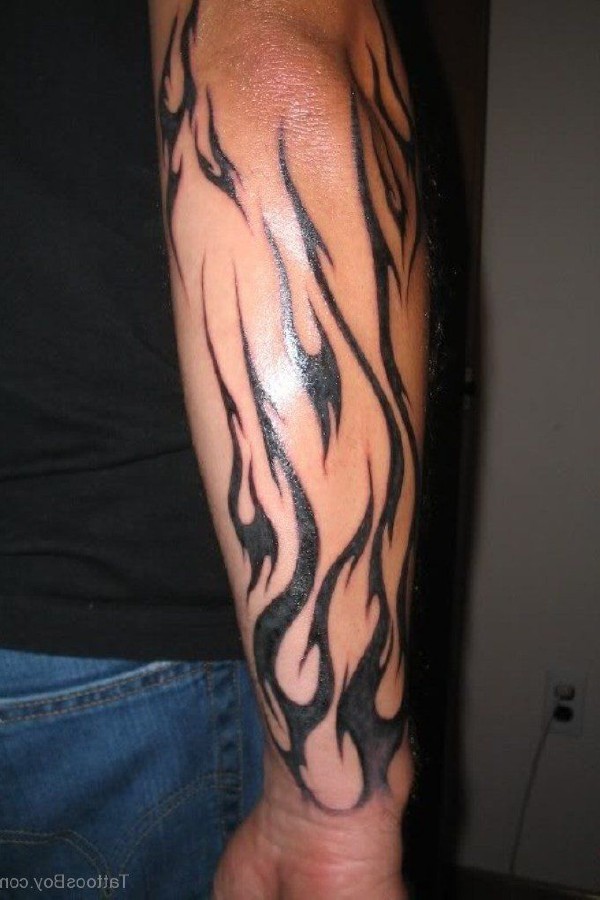 Sleeve Flame Tattoos