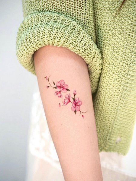 Cherry Blossom Flower Tattoo