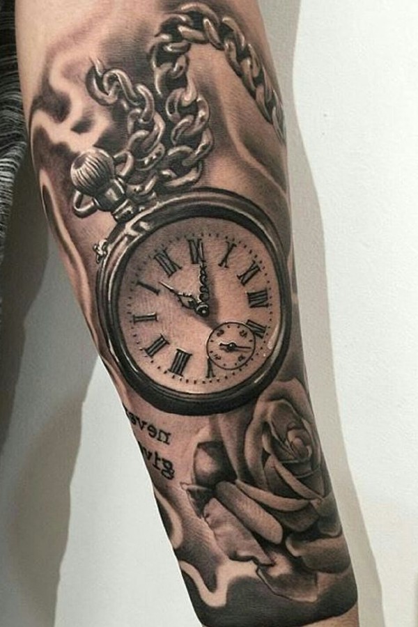 Clock Tattoo ideas For Men