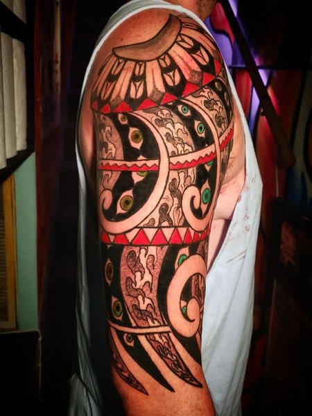 Color Tribal Tattoo