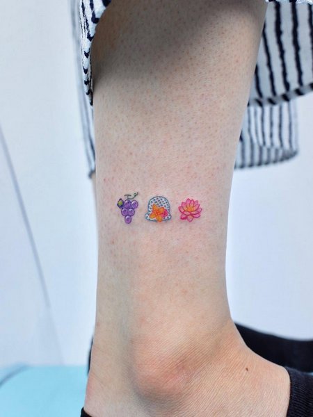 Cute Ankle Tattoo