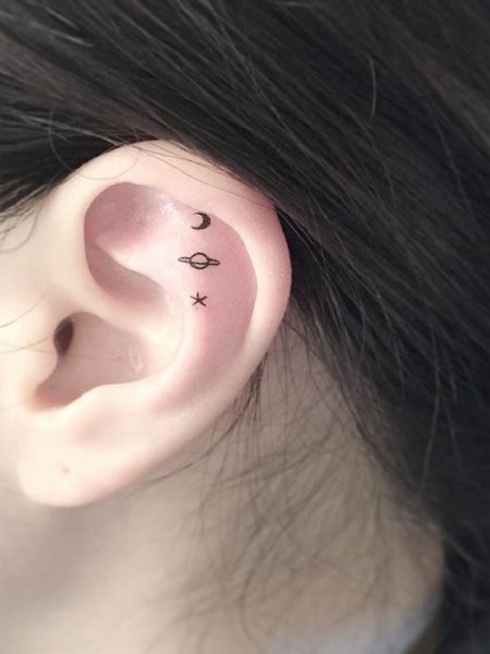 Ear Tattoo ideas for Women