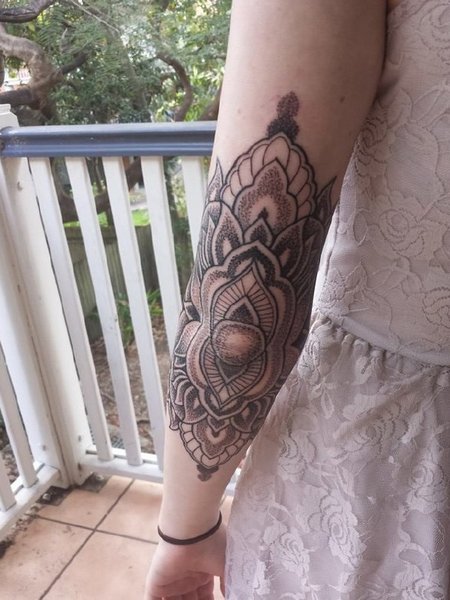 Elbow Tattoo ideas for Women