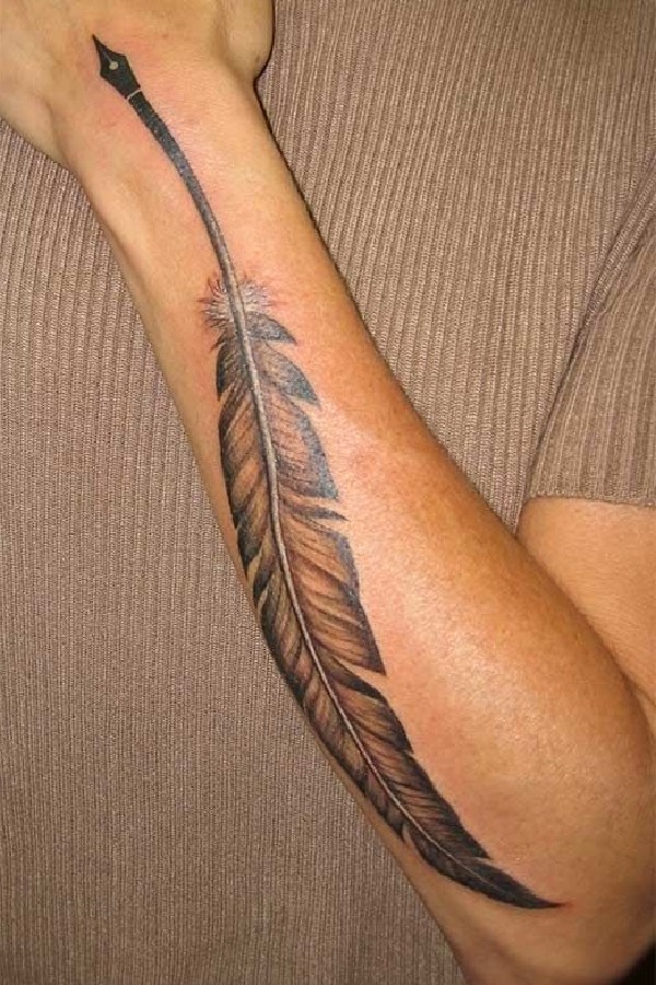 Feather Tattoo ideas For Men