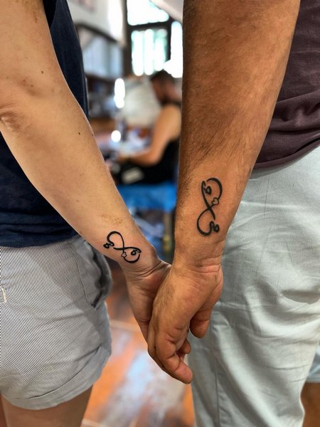 Infinity Tattoos For Couples