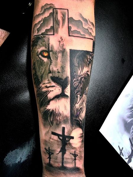 Jesus Cross Tattoo