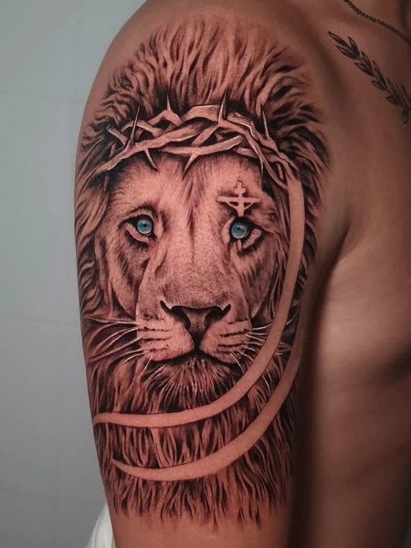 Lion Head Tattoo