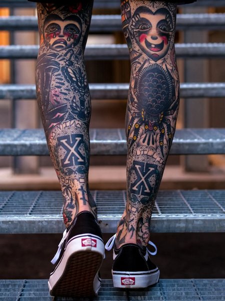 Lower Leg Tattoos