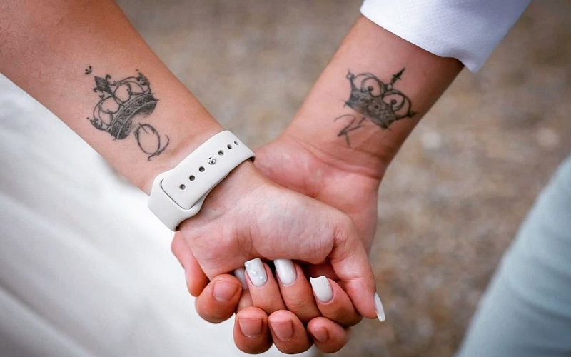50 Awesome Matching Couple Tattoo Design ideas 1 Matching Couple Tattoo
