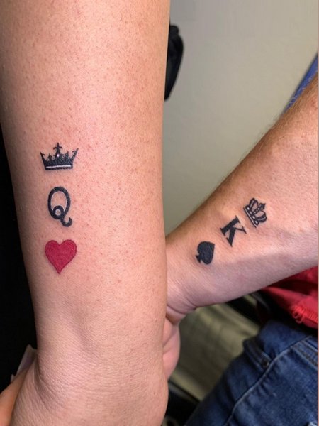 Matching Couple Tattoos