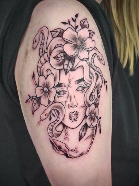 Medusa Tattoo For Girl