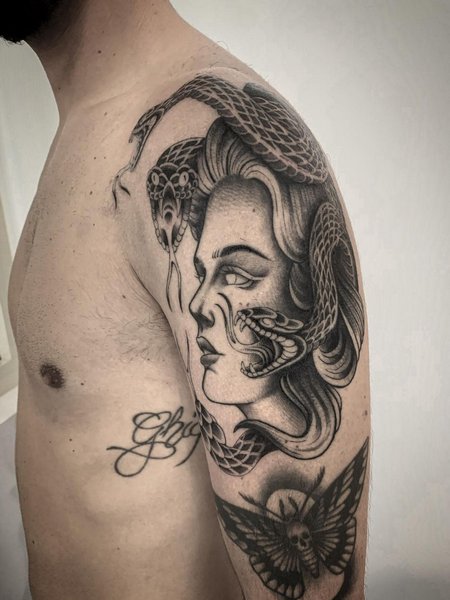 Medusa Tattoo For Guys