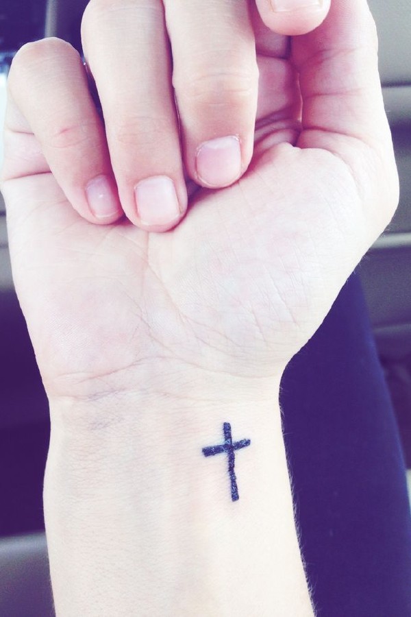 Mini Cross Tattoo