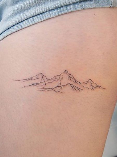 Mountain Tattoo ideas For Women