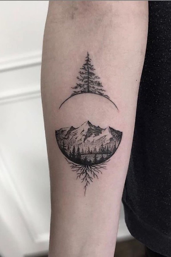 Nature sweetheart tattoo