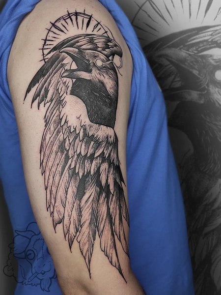 Old Crow Tattoo