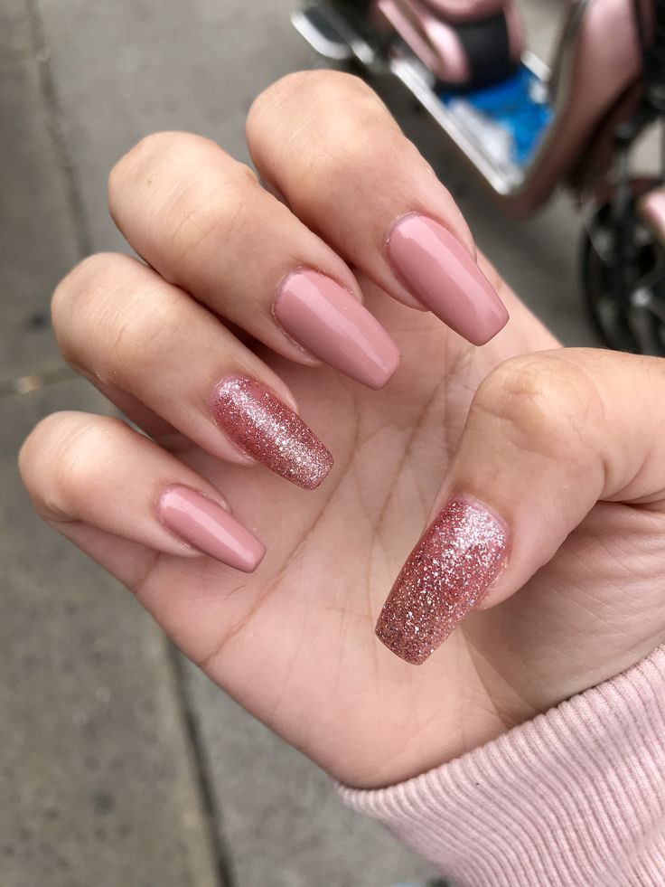 Pink Fall Nails